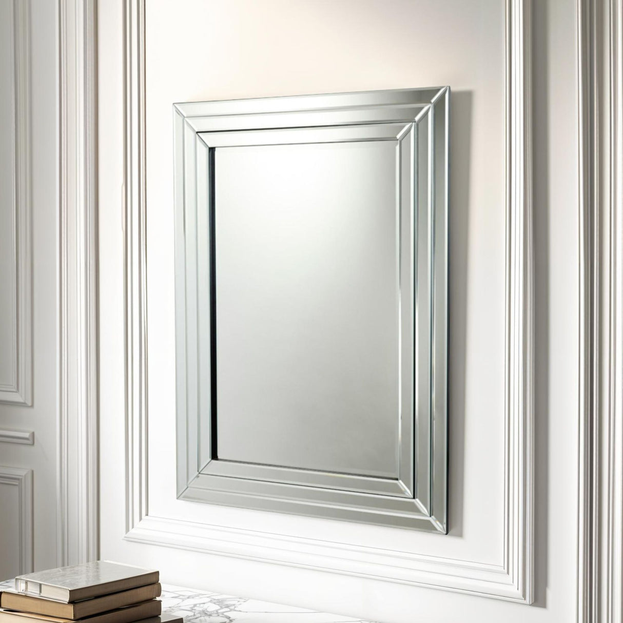 Cavello Stepped Bevelled Wall Mirror