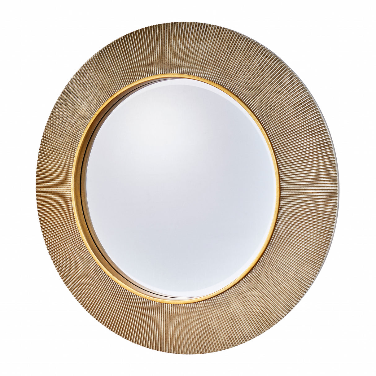 Edvin Gold round mirror