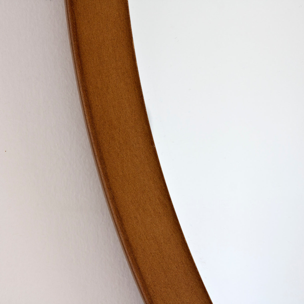 Image of Modern Bronze Round Mirror