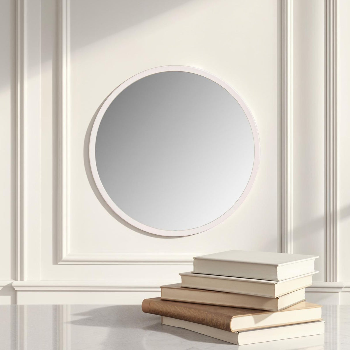 round white mirror