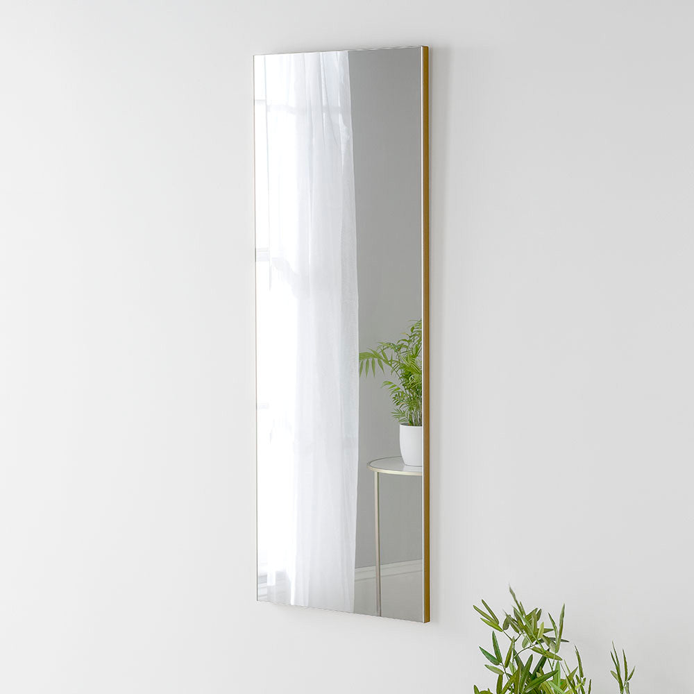 Delicacy Rectangle Gold Mirror