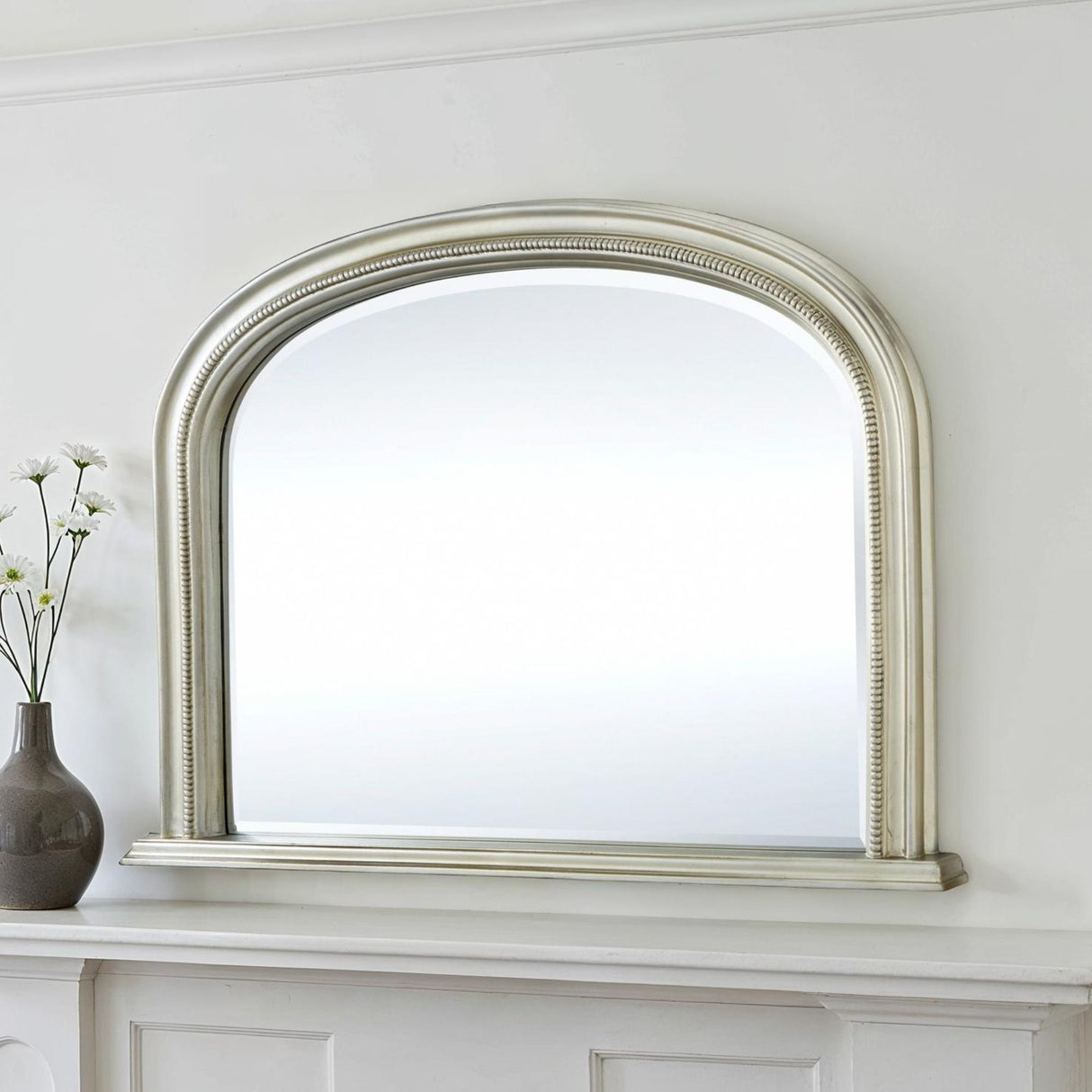 Diana bevelled overmantle mirror