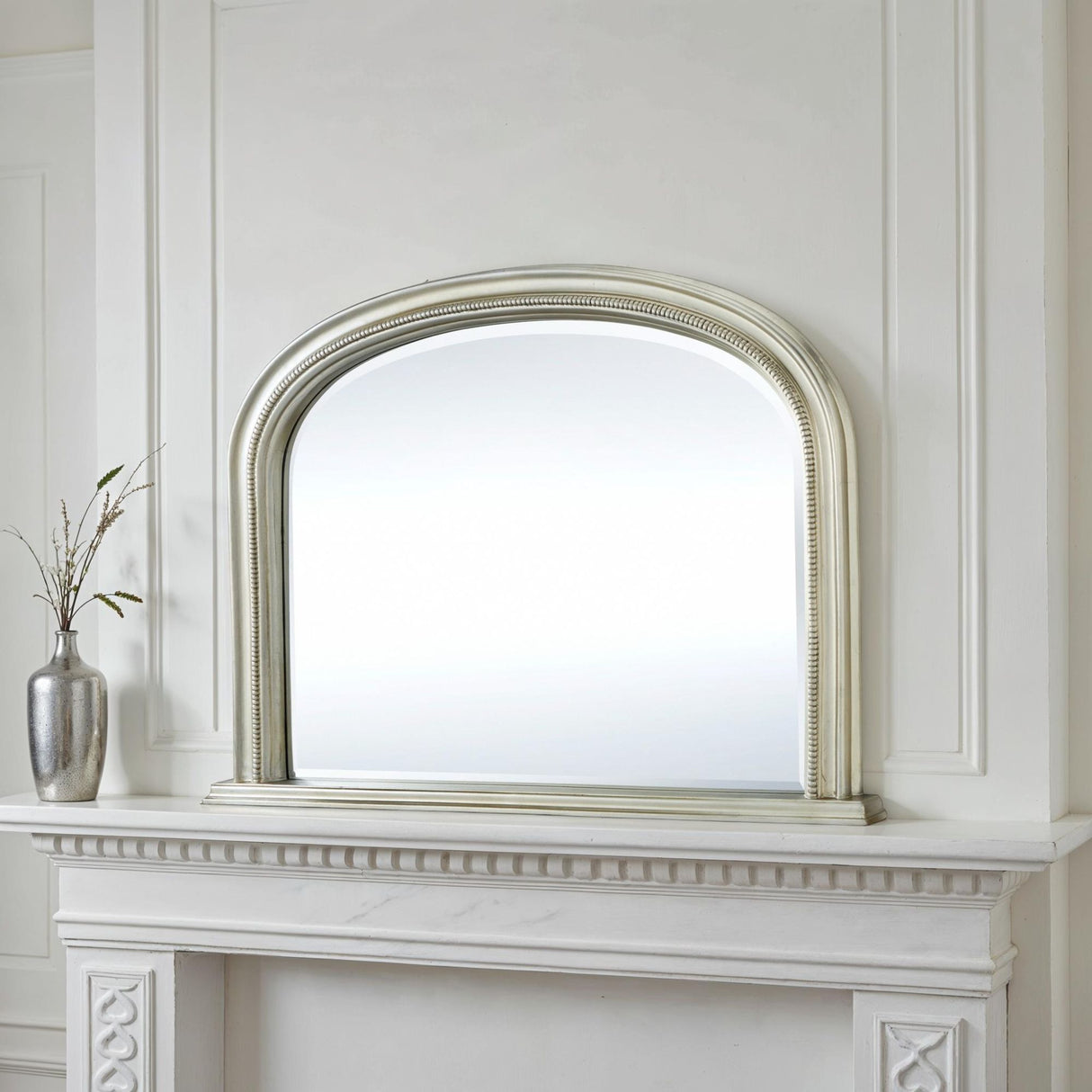 Diana bevelled overmantle mirror