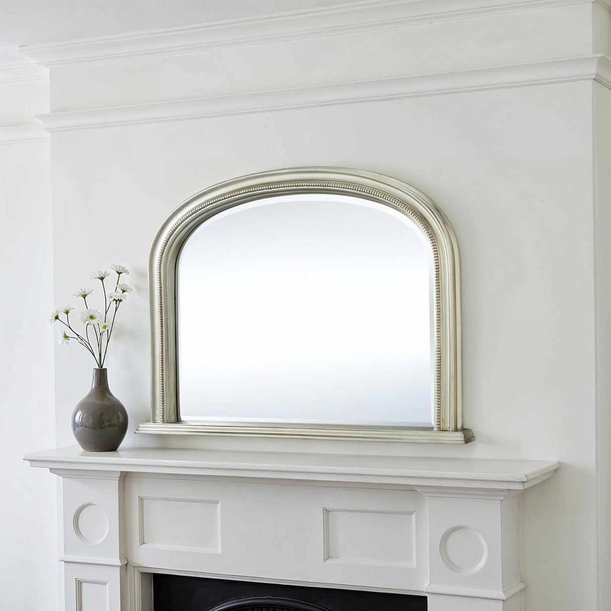 Diana bevelled overmantle mirror
