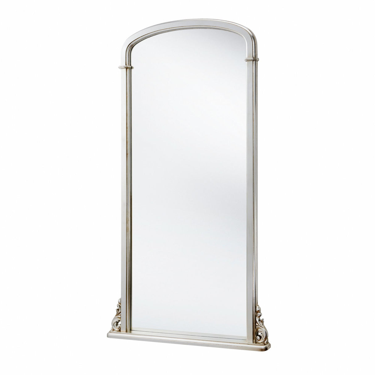 Tall georgian mirror silver