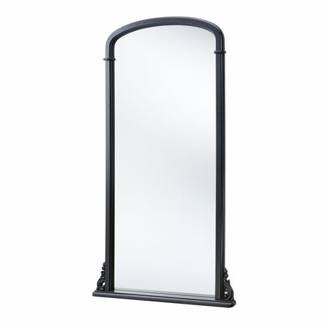 Curved arch mirror black