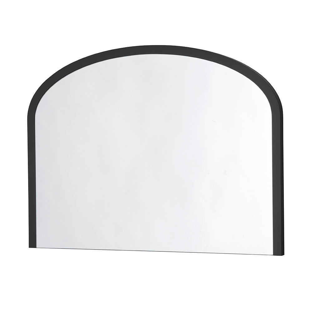 minimal arch mantle mirror black