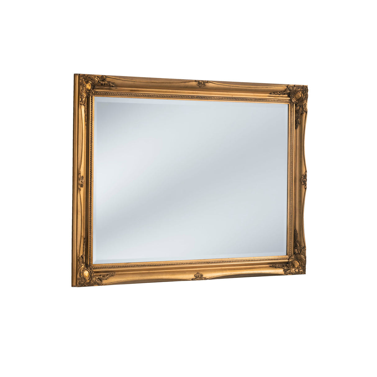 French carved gold baroque mirror