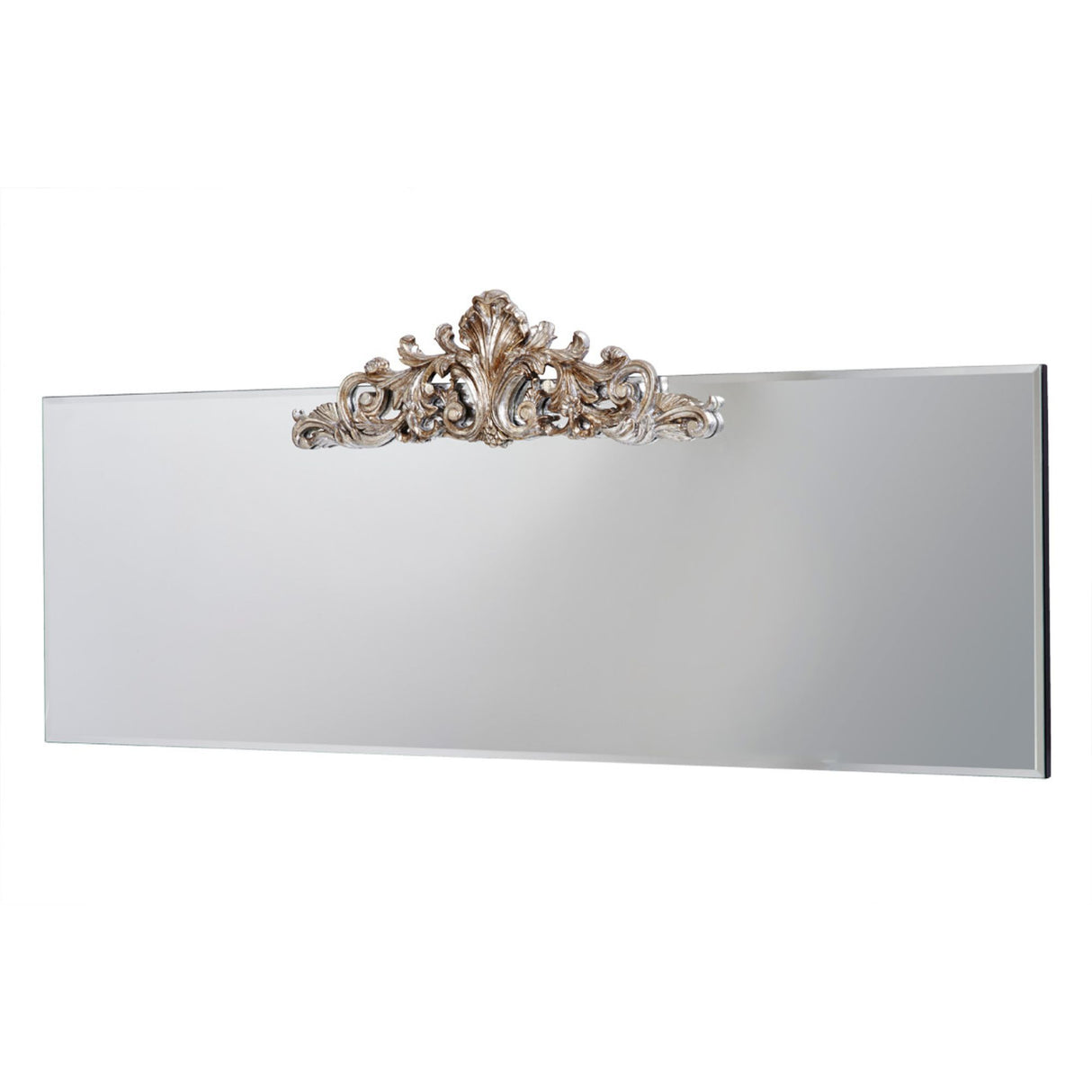 art deco crested mirror