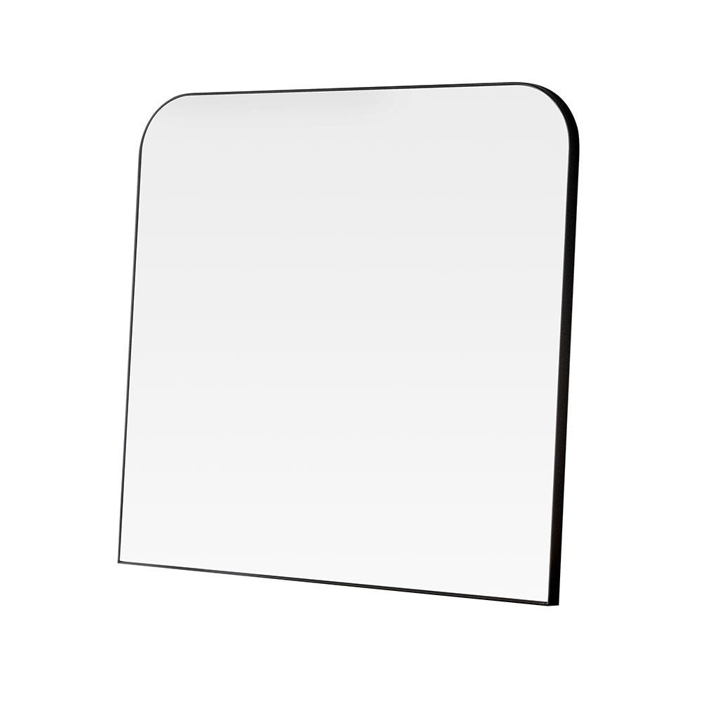 Scandinavian style black minimal mirror