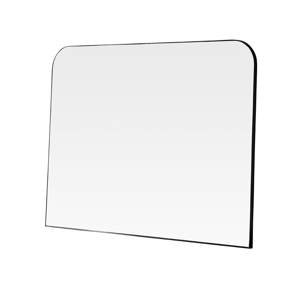 Scandinavian style black minimal mirror
