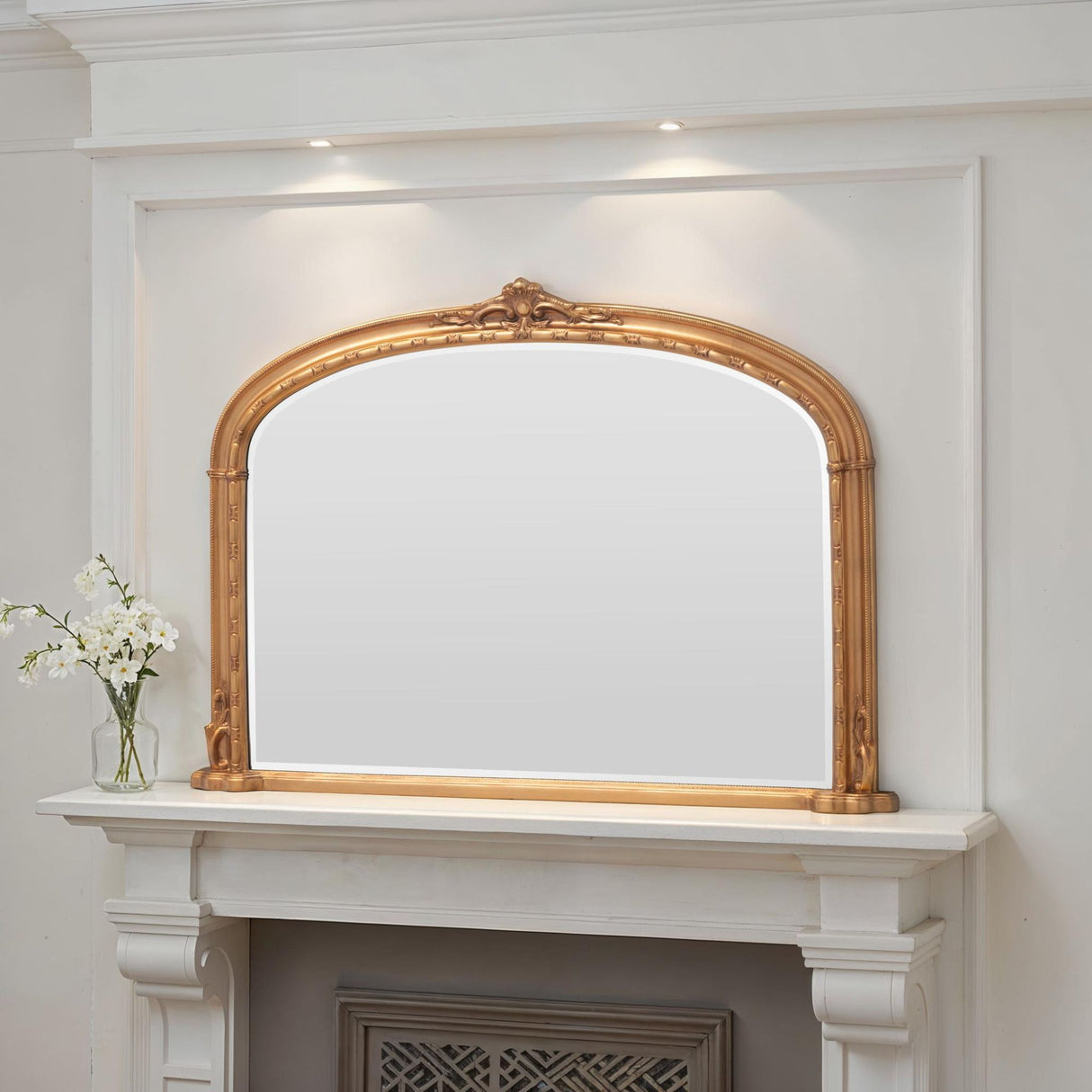 Victorian Overmantle Gold