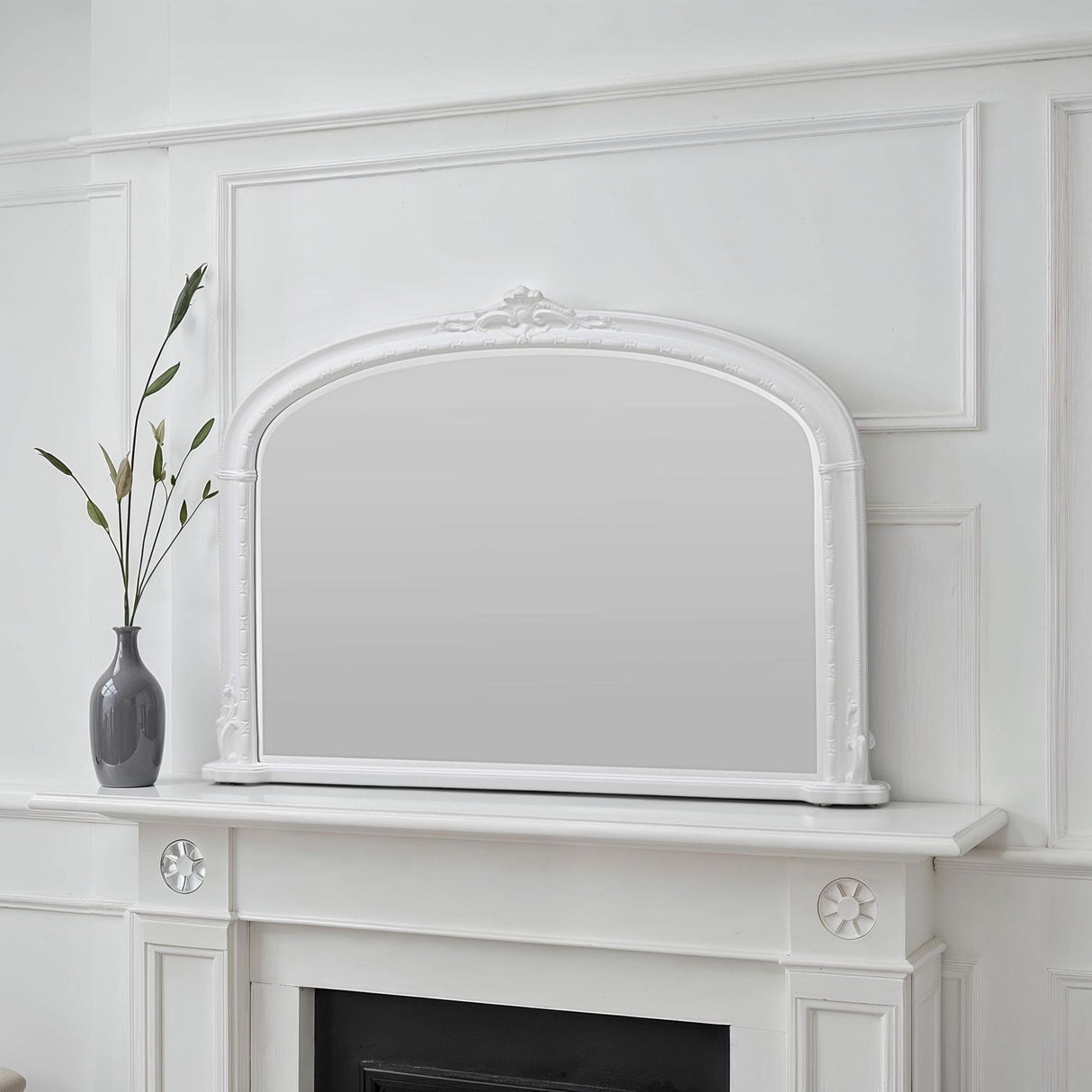 Victorian-White_mantle_mirror