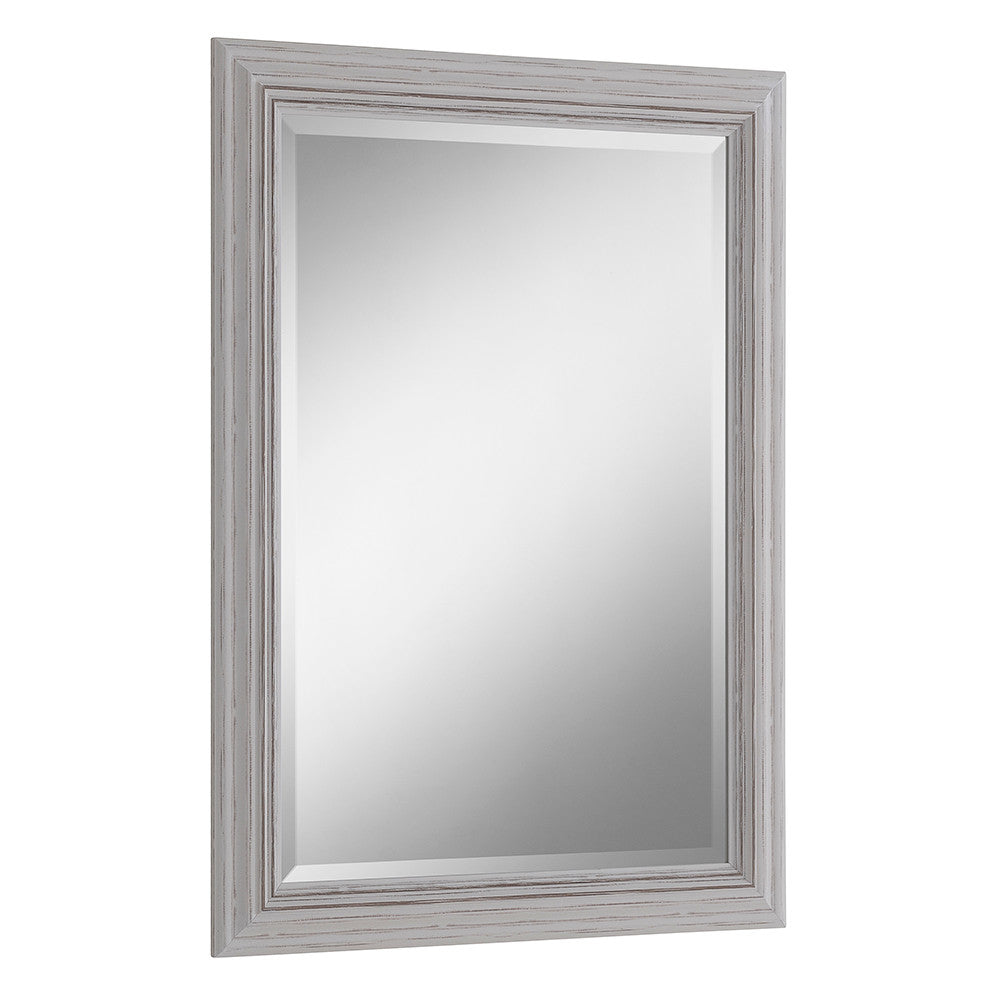 White 34x23 Plain mirror