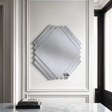 art deco inspired bevelled mirror