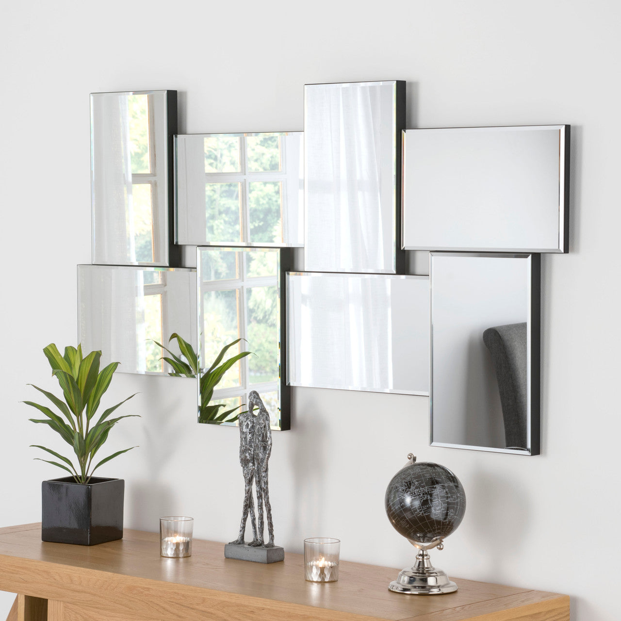 Multidimensional Mirror Multi Dimensional Bevelled Mirror – Decorative Mirrors Online