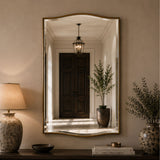 Aurelia Gold Bevelled Portrait Mirror