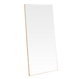 Full length slim edge gold mirror