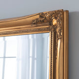 French carved gold baroque mirror