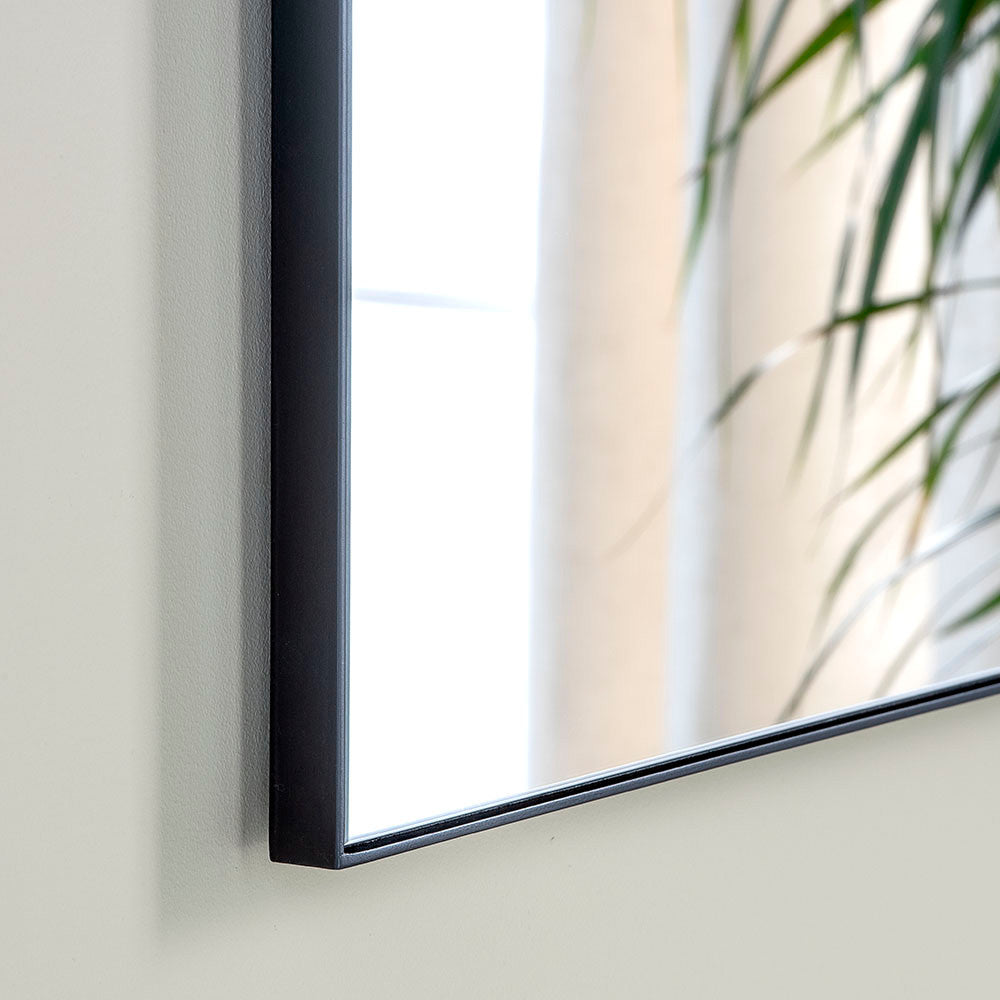 Large minimal slim edge mirror