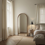 Arche warm wood mirror