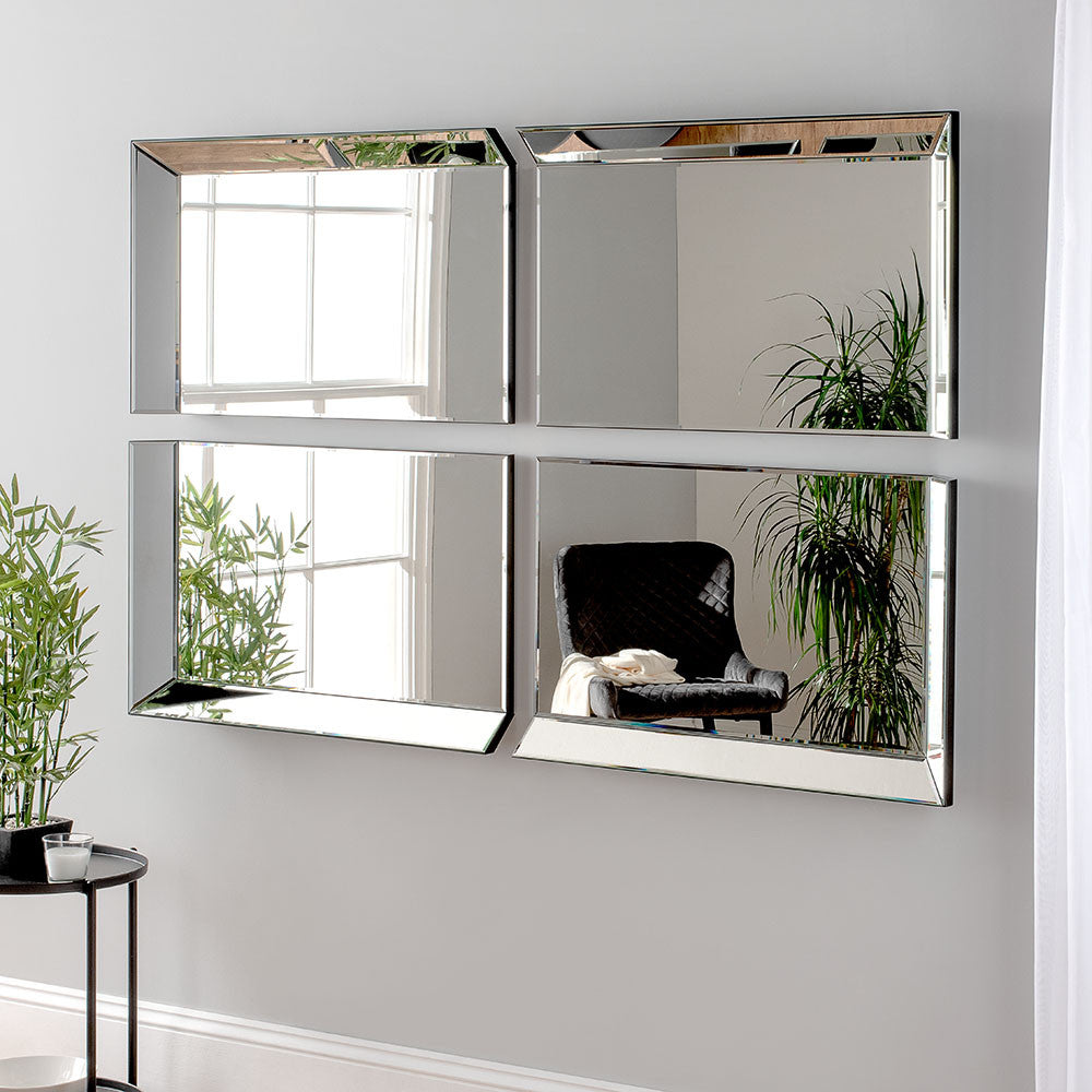 4 Panel Mirrors Modular Combination Four Panelled Mirror – Decorative Mirrors Online