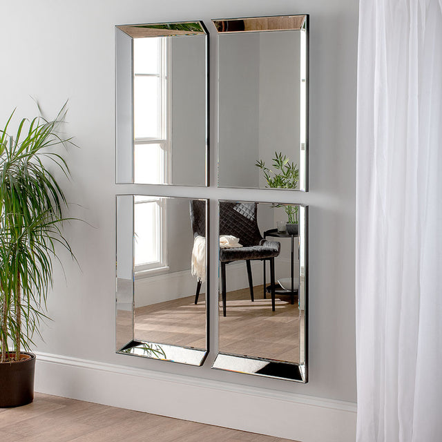 4 Panel Mirrors Modular Combination Four Panelled Mirror – Decorative Mirrors Online