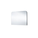 Curved simple mantle mirror black
