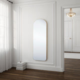 Full Length Curved arch gold mirror