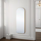 Full Length Curved arch gold mirror