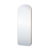 Full Length Curved arch gold mirror