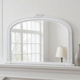 Overmantle Mirror White
