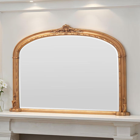 Victorian Overmantle Gold