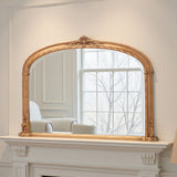 Overmantle Mirror Gold bevelled