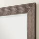 Bronze rectangular frame beveled edge glass mirror