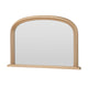 Gold frame arched glass mirror